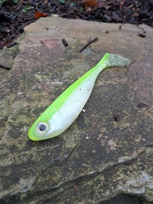 R-Shad 160 lime (2 stuks)